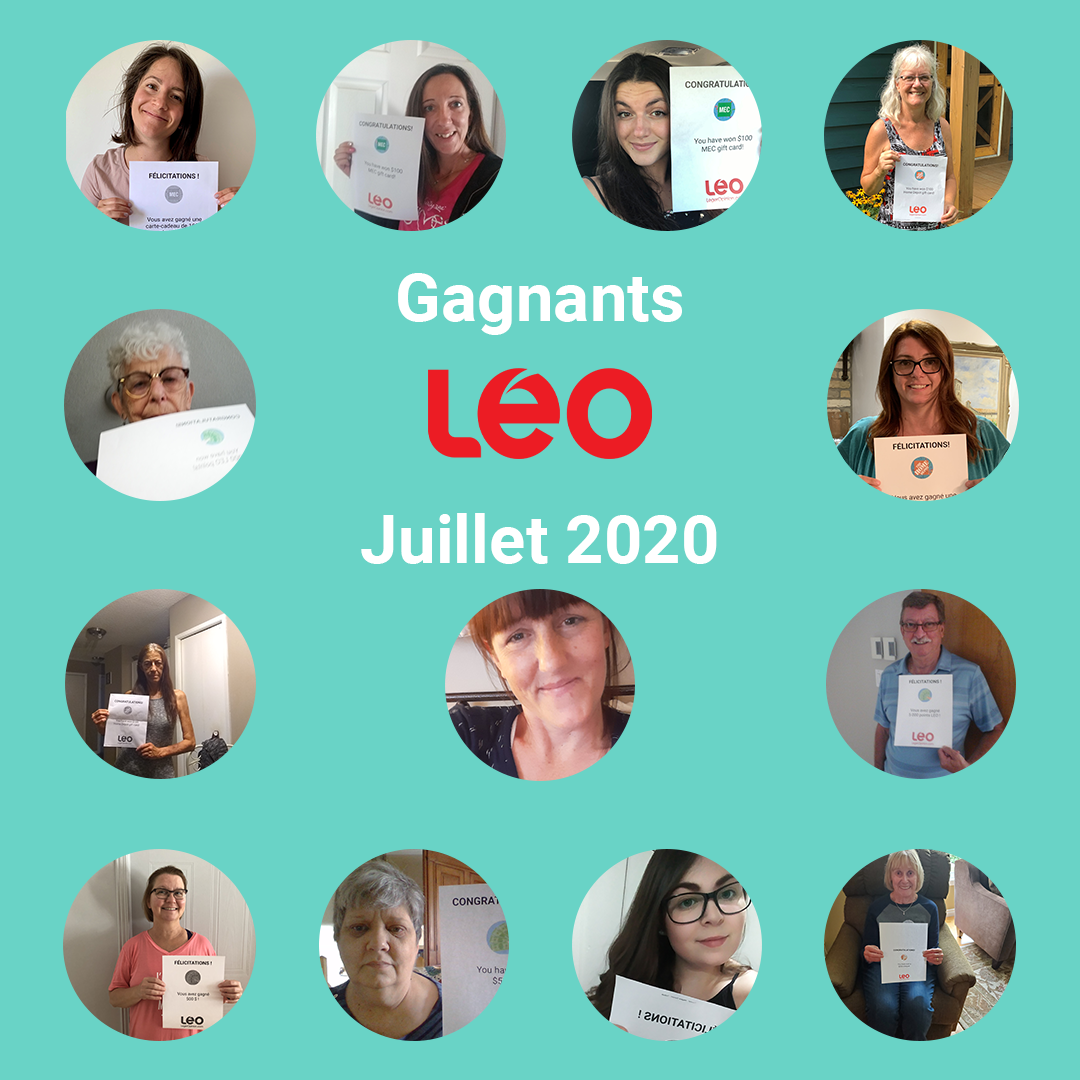 Image : gagnants LEO juillet 2020