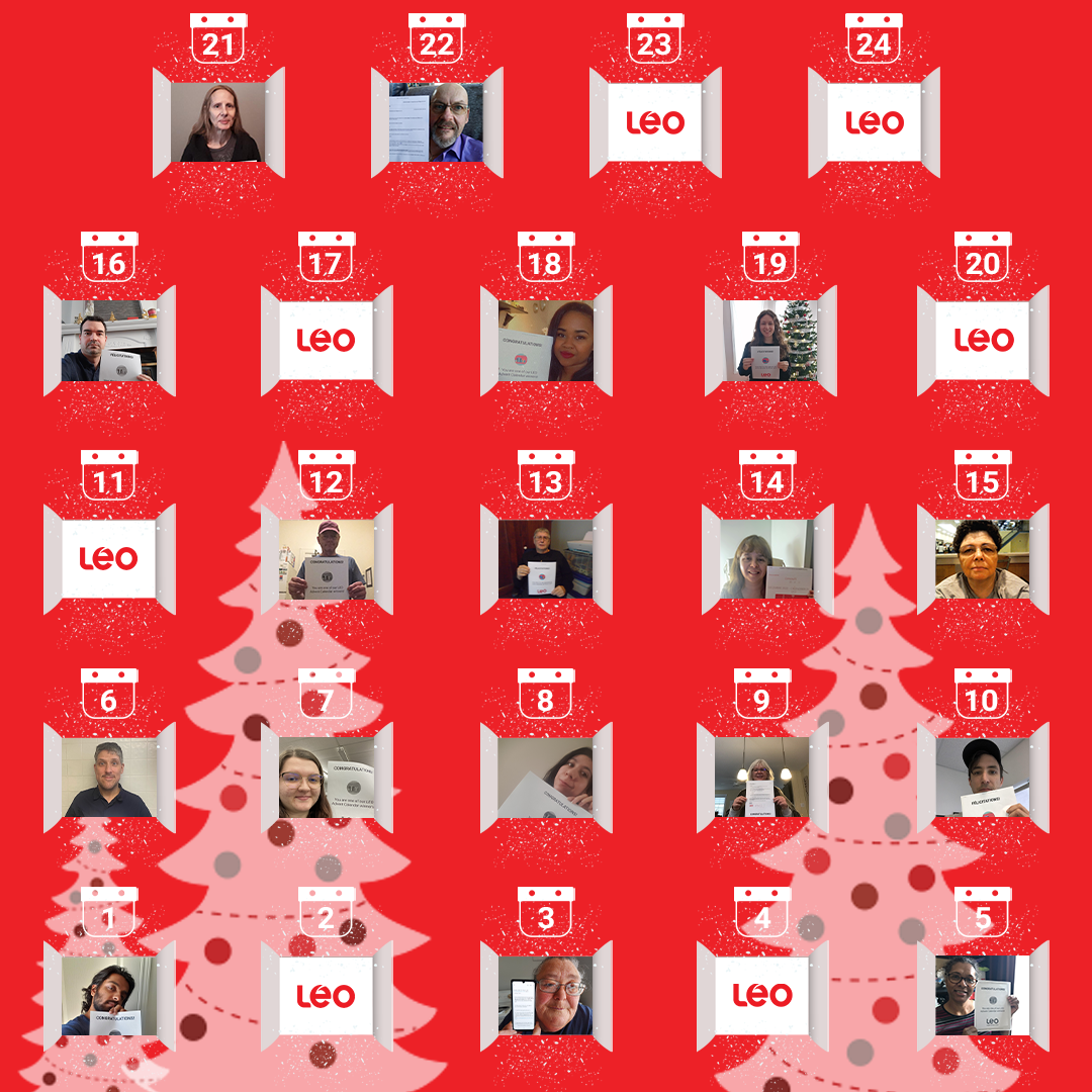 Gagnants des prix du calendrier de l'Avent LEO