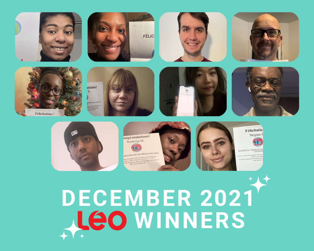 LEO's December 2021 Contest Winners - 2 of 2
