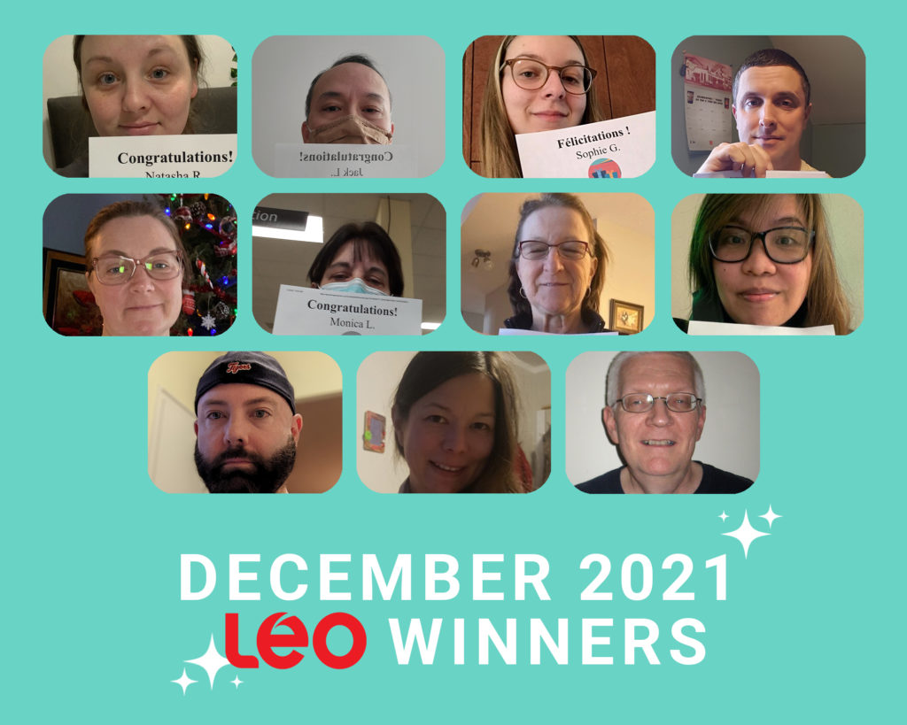 LEO's December 2021 Contest Winners - 1 of 2