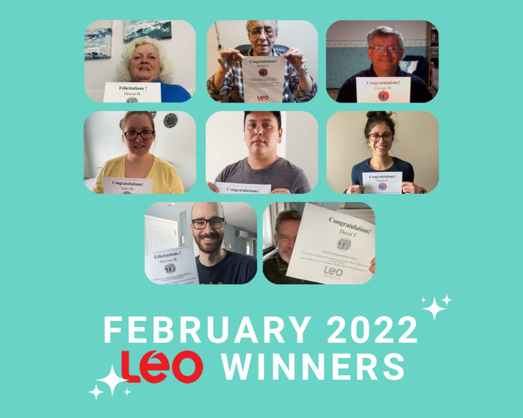February 2022 LEO Winners