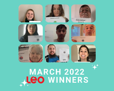 March 2022 LEO Winners