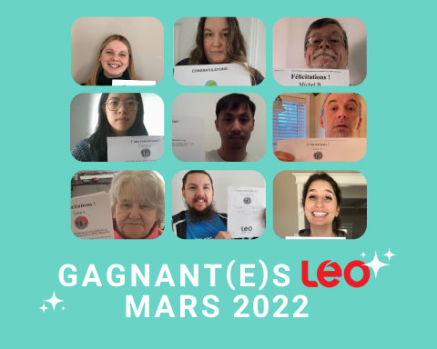 Gagnant(e)s LEO mars 2022