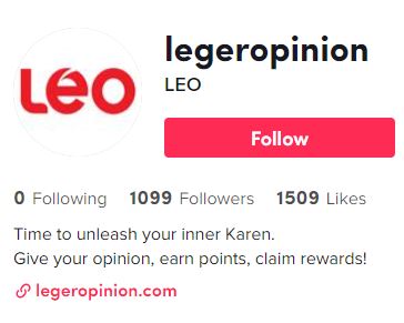 @legeropinion TikTok account