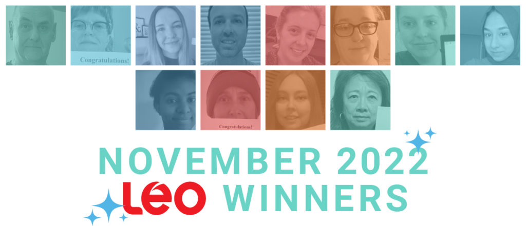 The November 2022 LEO contest winners