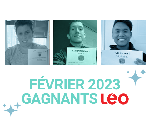 février 2023 gagnants LEO