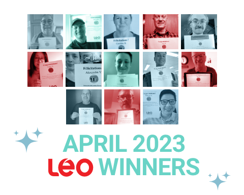 April 2023 LEO winners