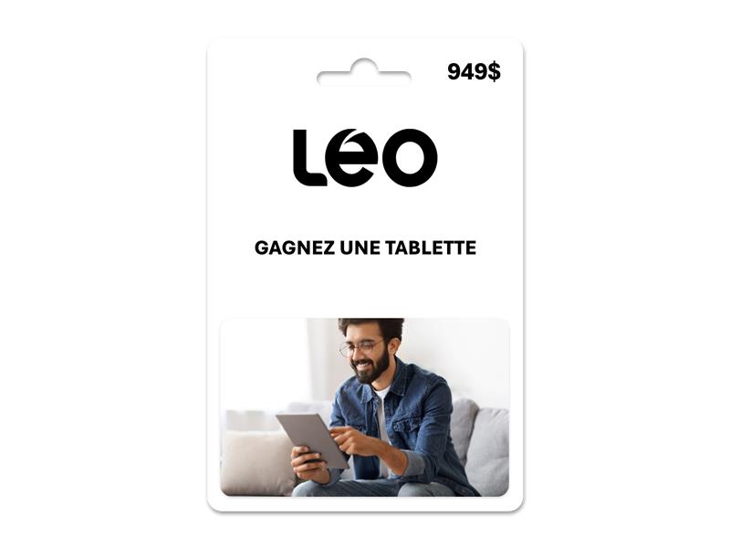 Concours tablette tel que vu sur LEO.