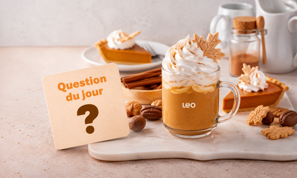 Avec votre latte : la Question du jour.